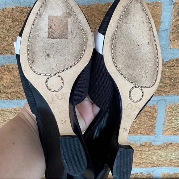 O jour bow accent slides shoes size 8 - Picture 6 of 11